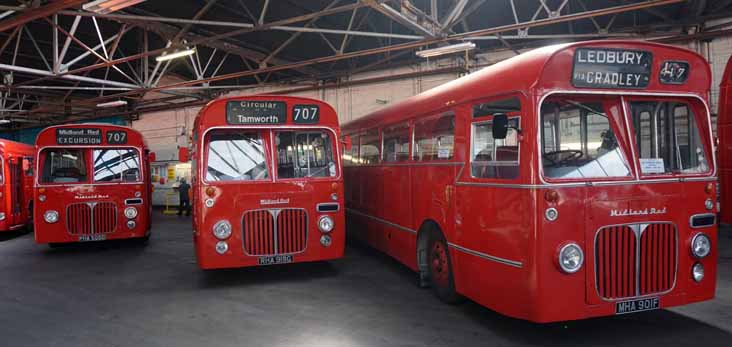 Midland Red BMMO S22 5905, S23 5919 & S22 5901